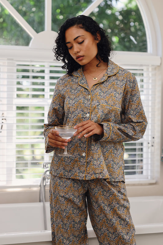 18k Gold Vermeil Labrodite Eye Necklace