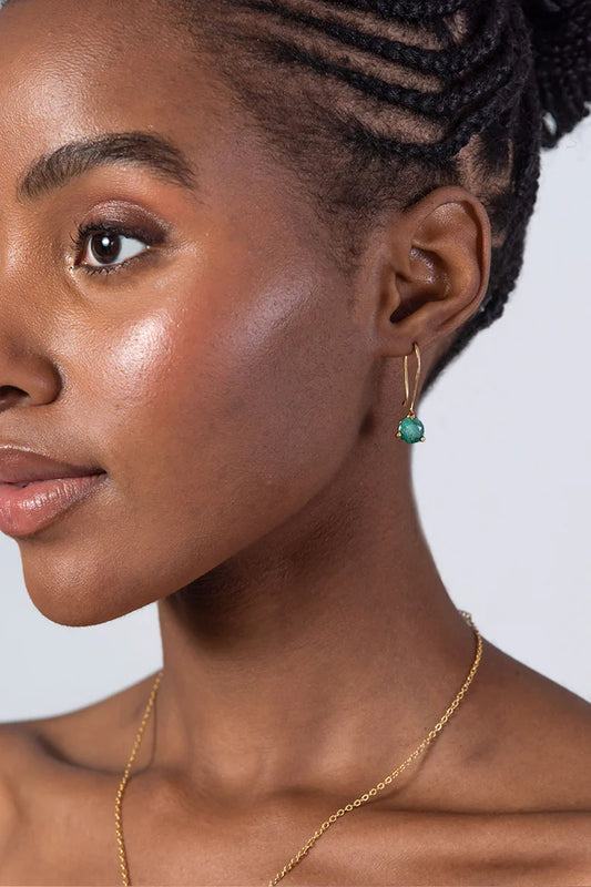 Emerald Gemstone Drops