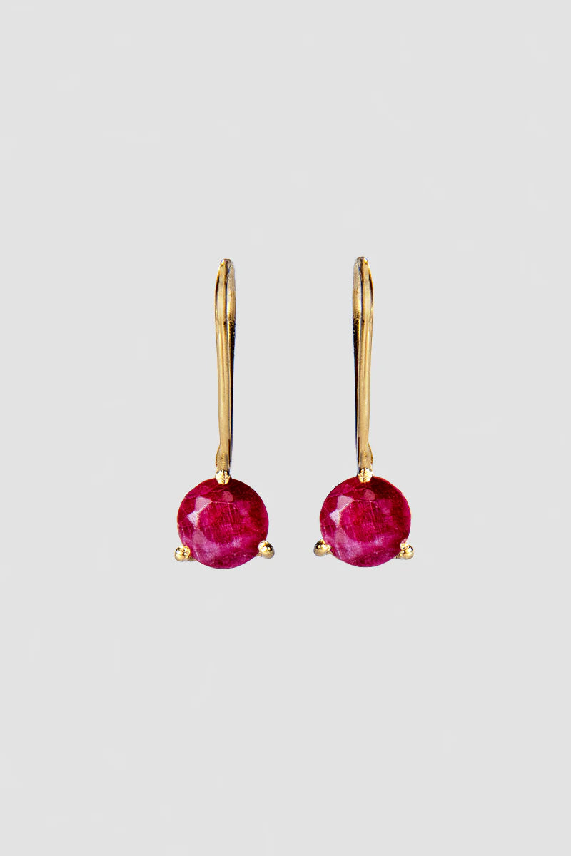 Ruby Gemstone Drops