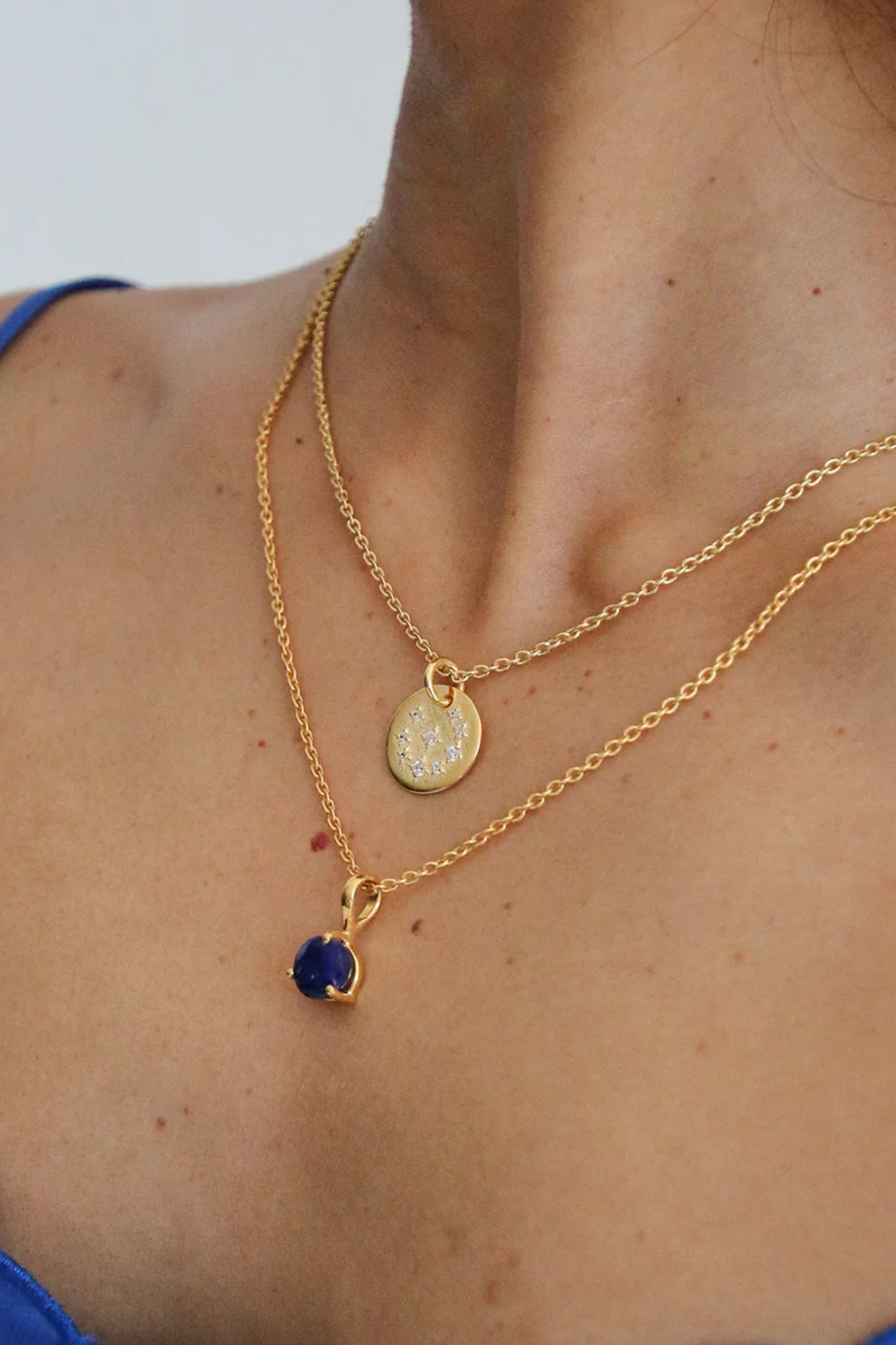 18k Gold Vermeil Cubic Zirconia Necklace