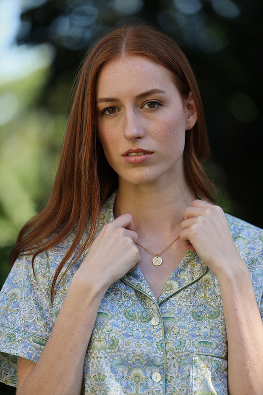 18k Gold Vermeil Cubic Zirconia Necklace