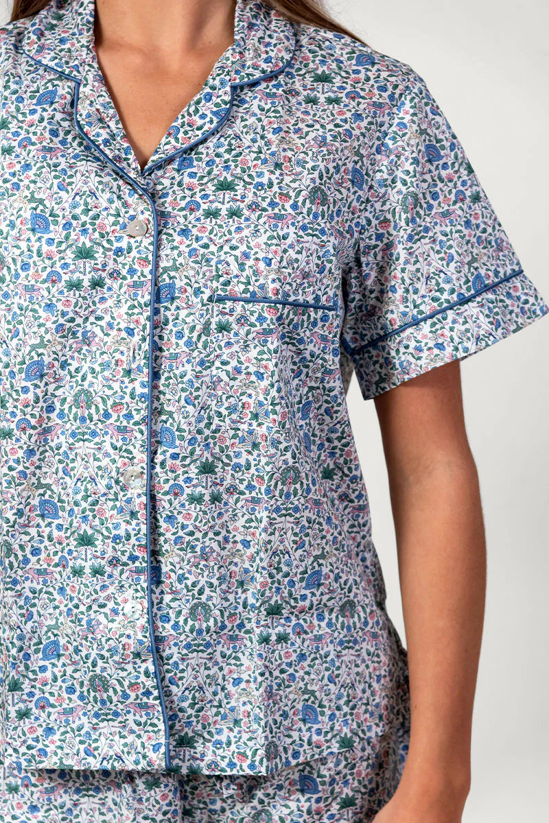 Amara Blue Short Pyjama Set