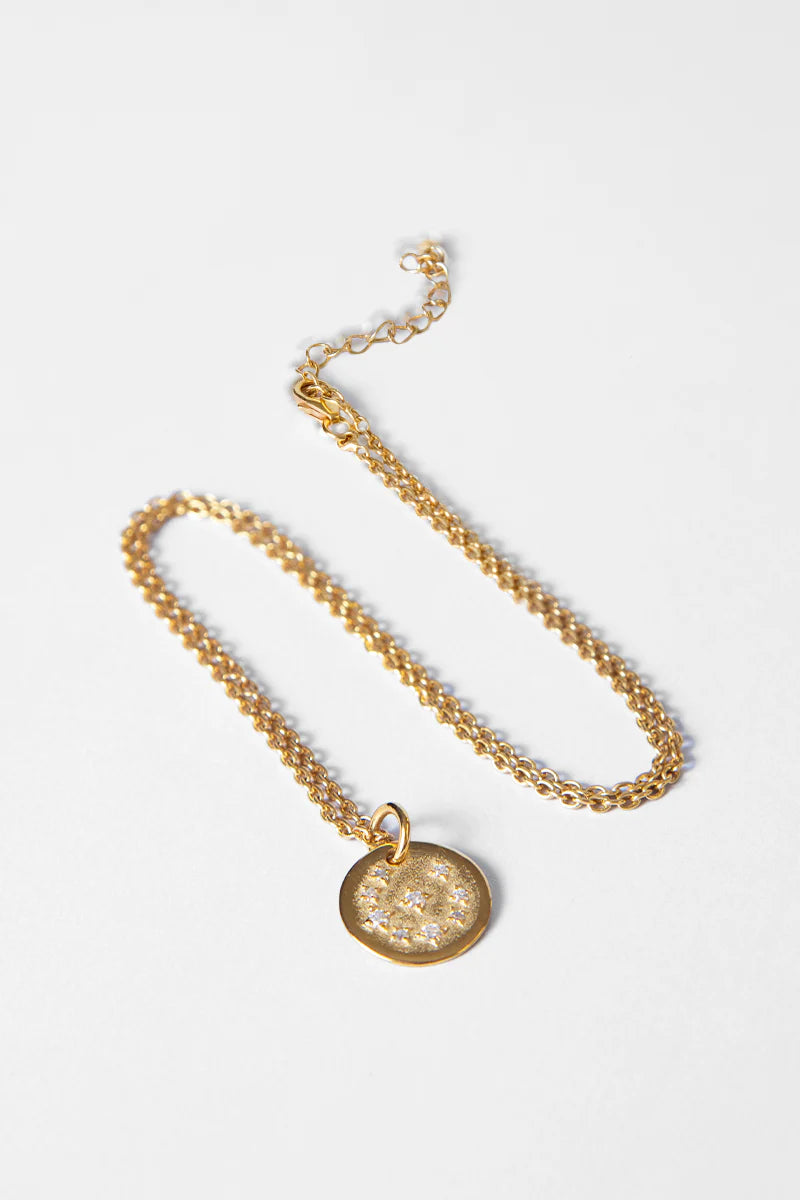 18k Gold Vermeil Cubic Zirconia Necklace
