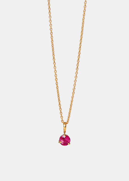 Ruby Gemstone Necklace