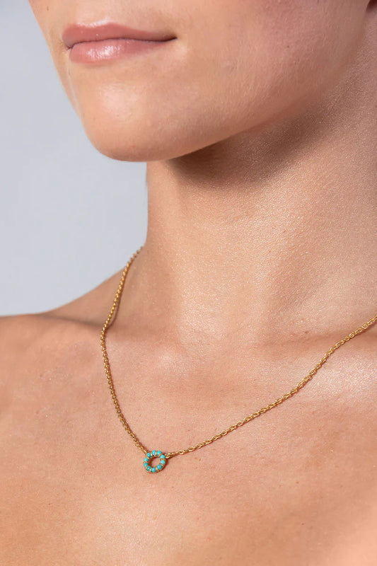 18k Gold Vermeil Scallop Necklace