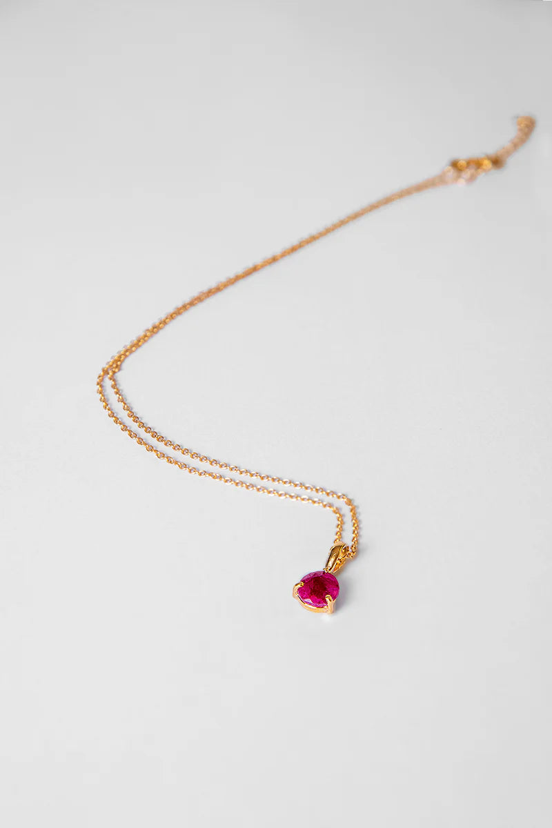 Ruby Gemstone Necklace